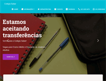 Tablet Screenshot of colegiosaber.org